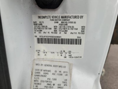 2016 Ford Super Duty F-550 DRW Base