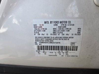 2021 Ford Explorer Platinum