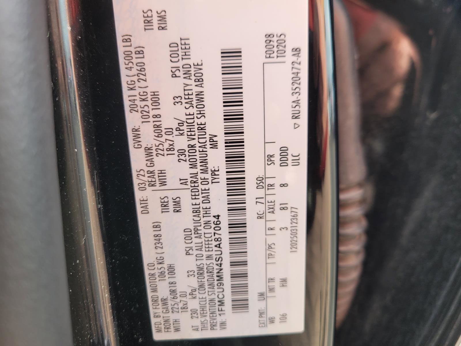 2025 Ford Escape ST-Line