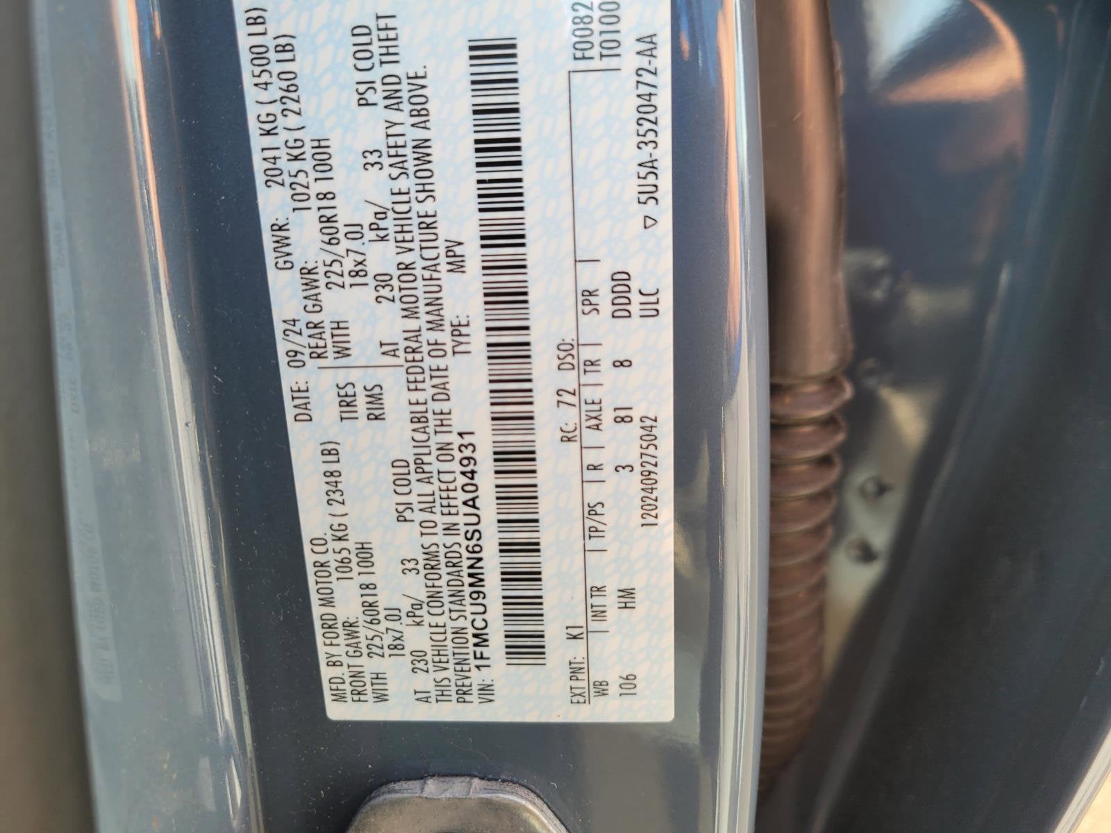 2025 Ford Escape ST-Line