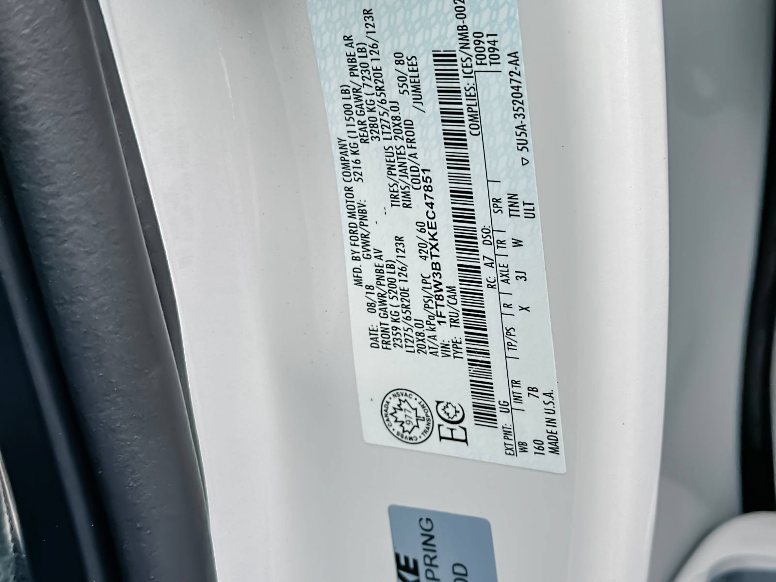 2019 Ford Super Duty F-350 SRW Platinum