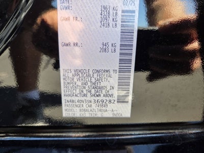 2025 Nissan Altima SV