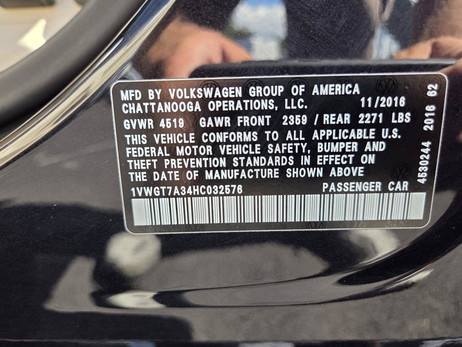 2017 Volkswagen Passat 1.8T SE w/Technology