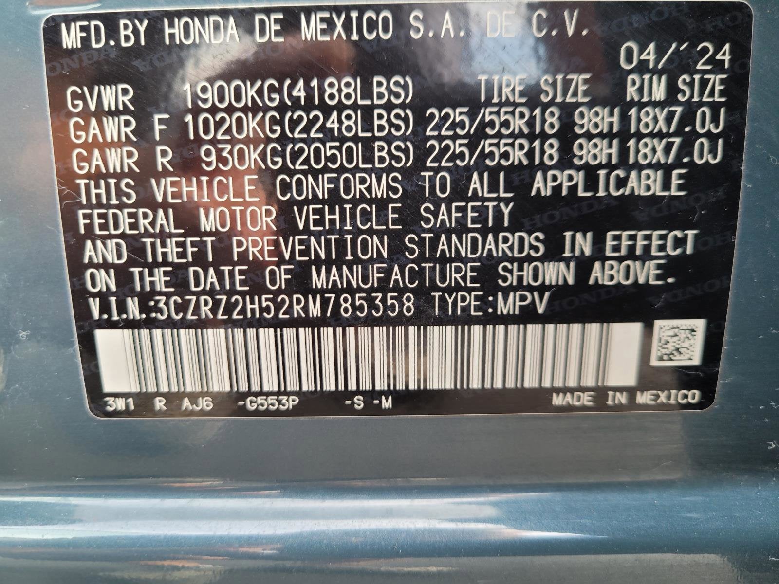 2024 Honda HR-V Sport