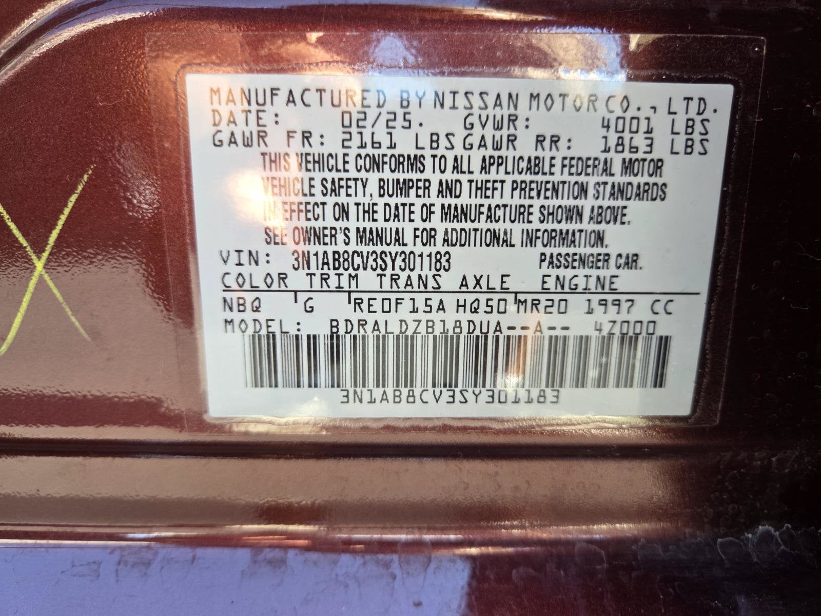 2025 Nissan Sentra SV