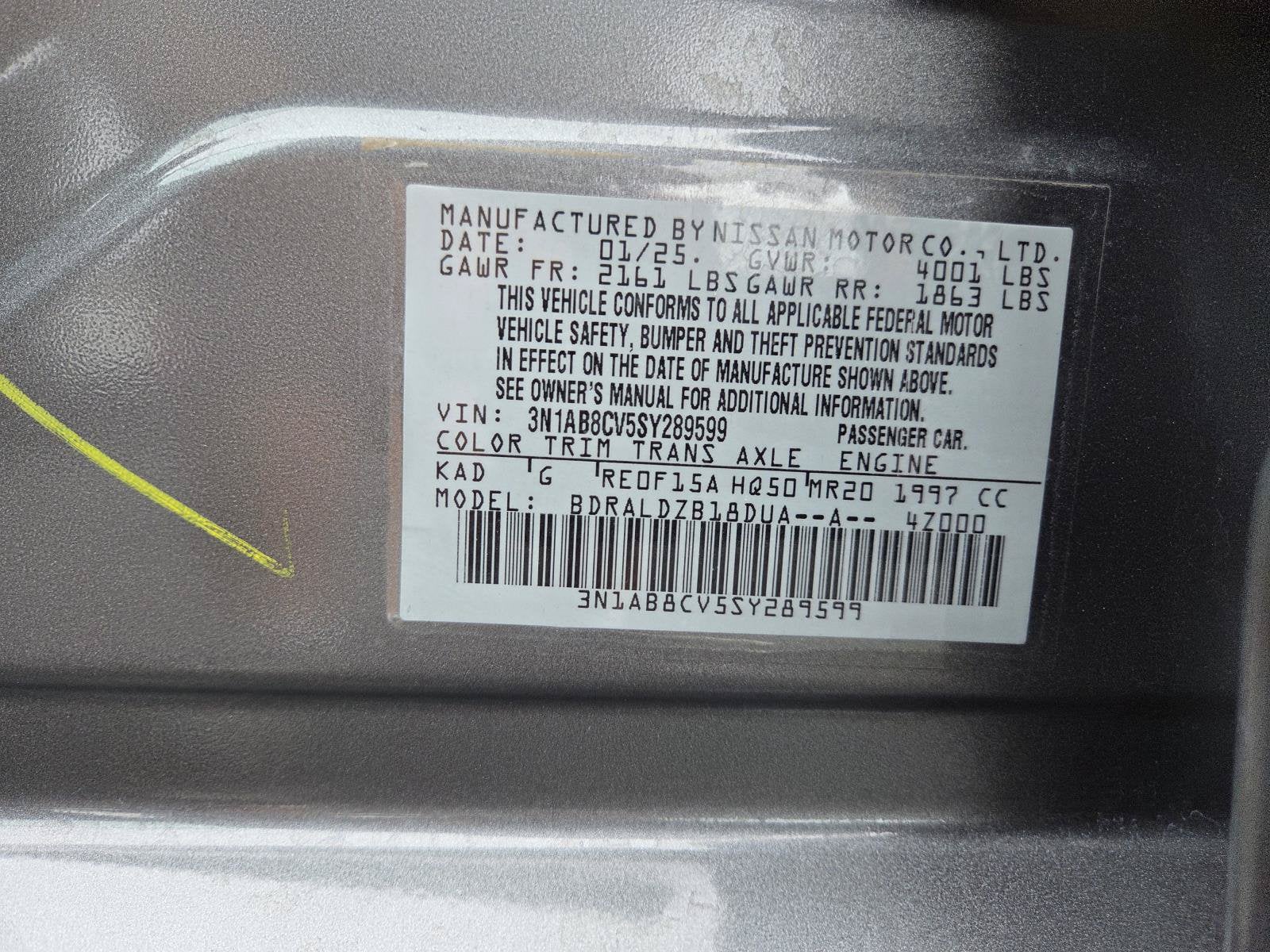 2025 Nissan Sentra SV