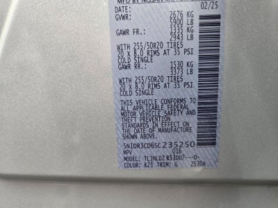 2025 Nissan Pathfinder SL