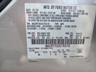 2018 Ford EcoSport SE