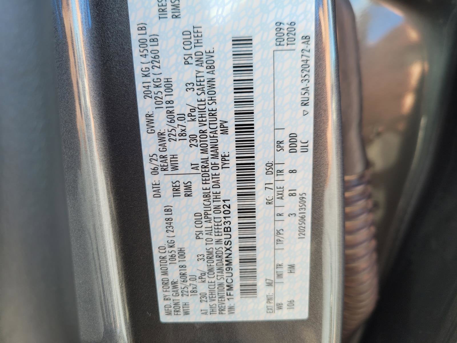 2025 Ford Escape ST-Line