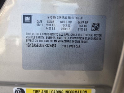 2011 Chevrolet Malibu LS w/1FL