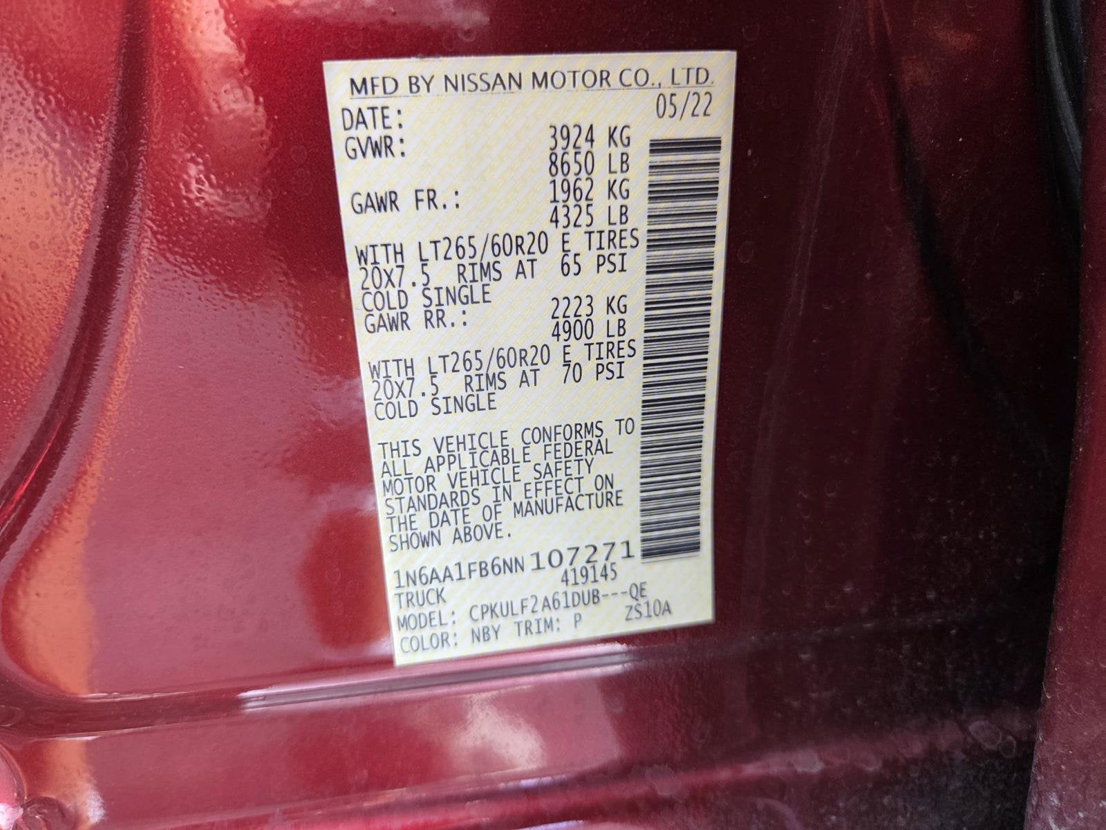 2022 Nissan Titan XD Platinum Reserve