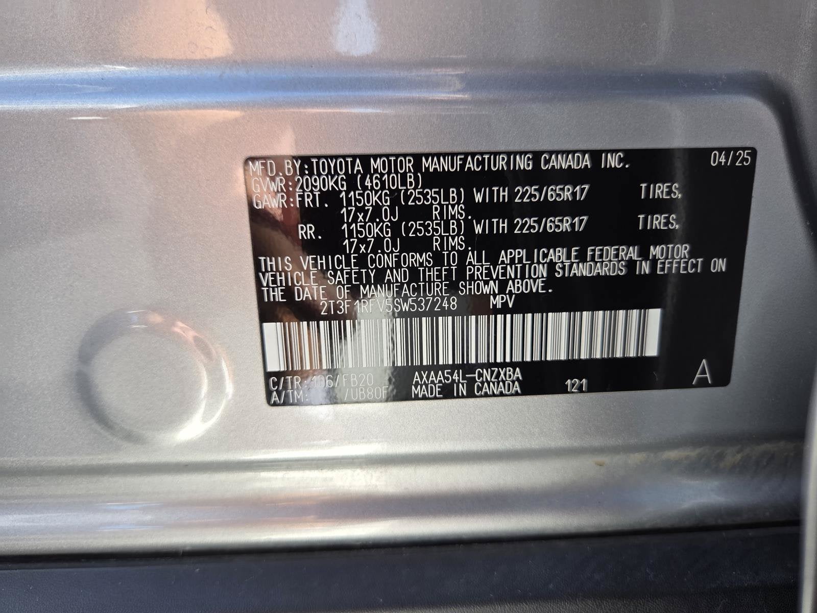2025 Toyota RAV4 LE