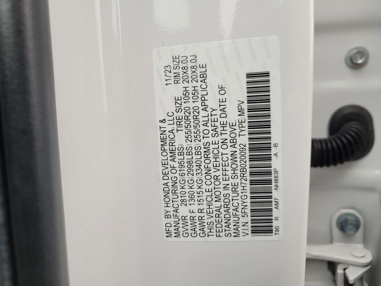 2024 Honda Pilot Touring