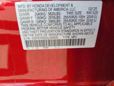 2025 Acura MDX w/A-Spec Package