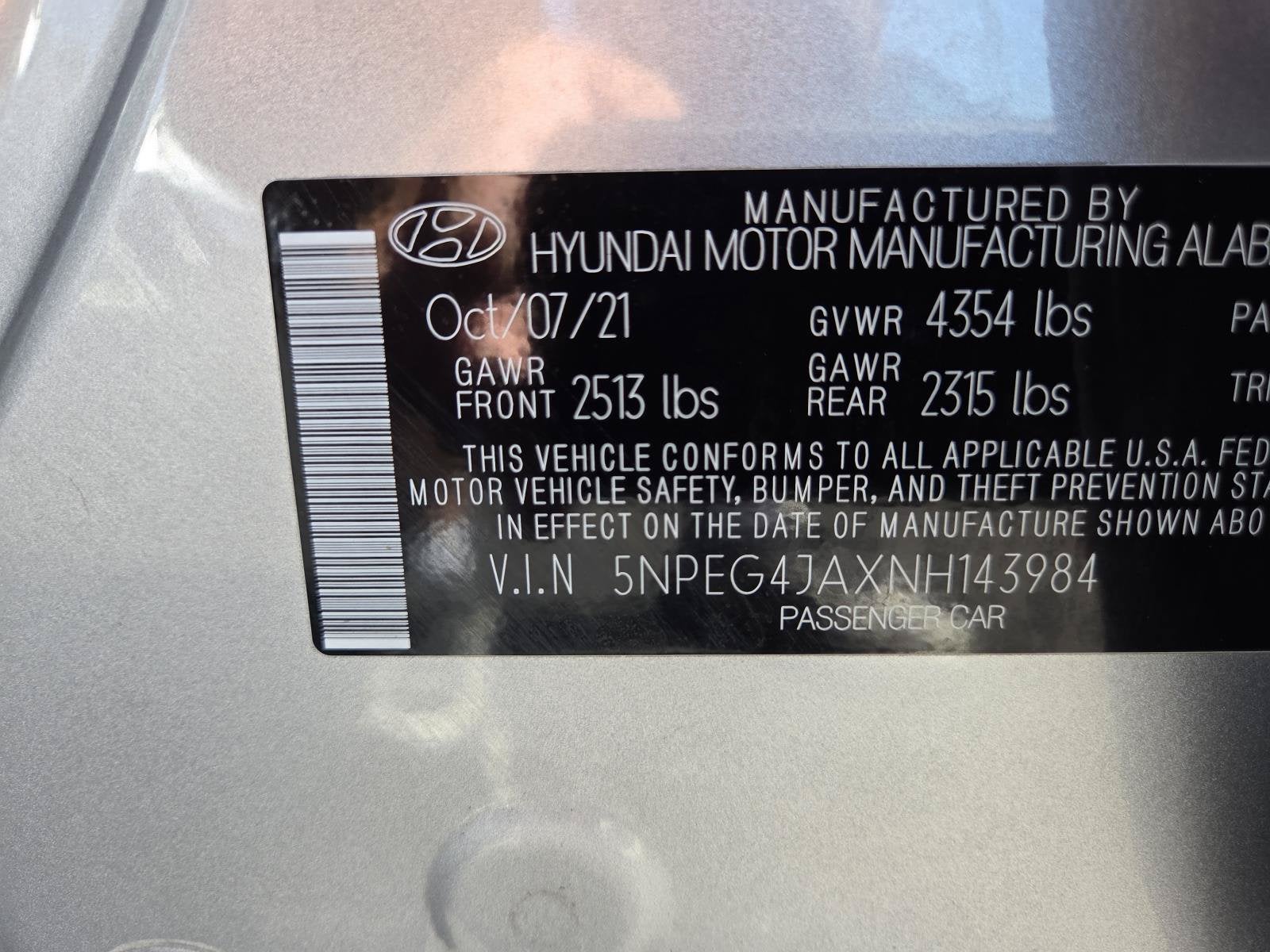 2022 Hyundai Sonata SE