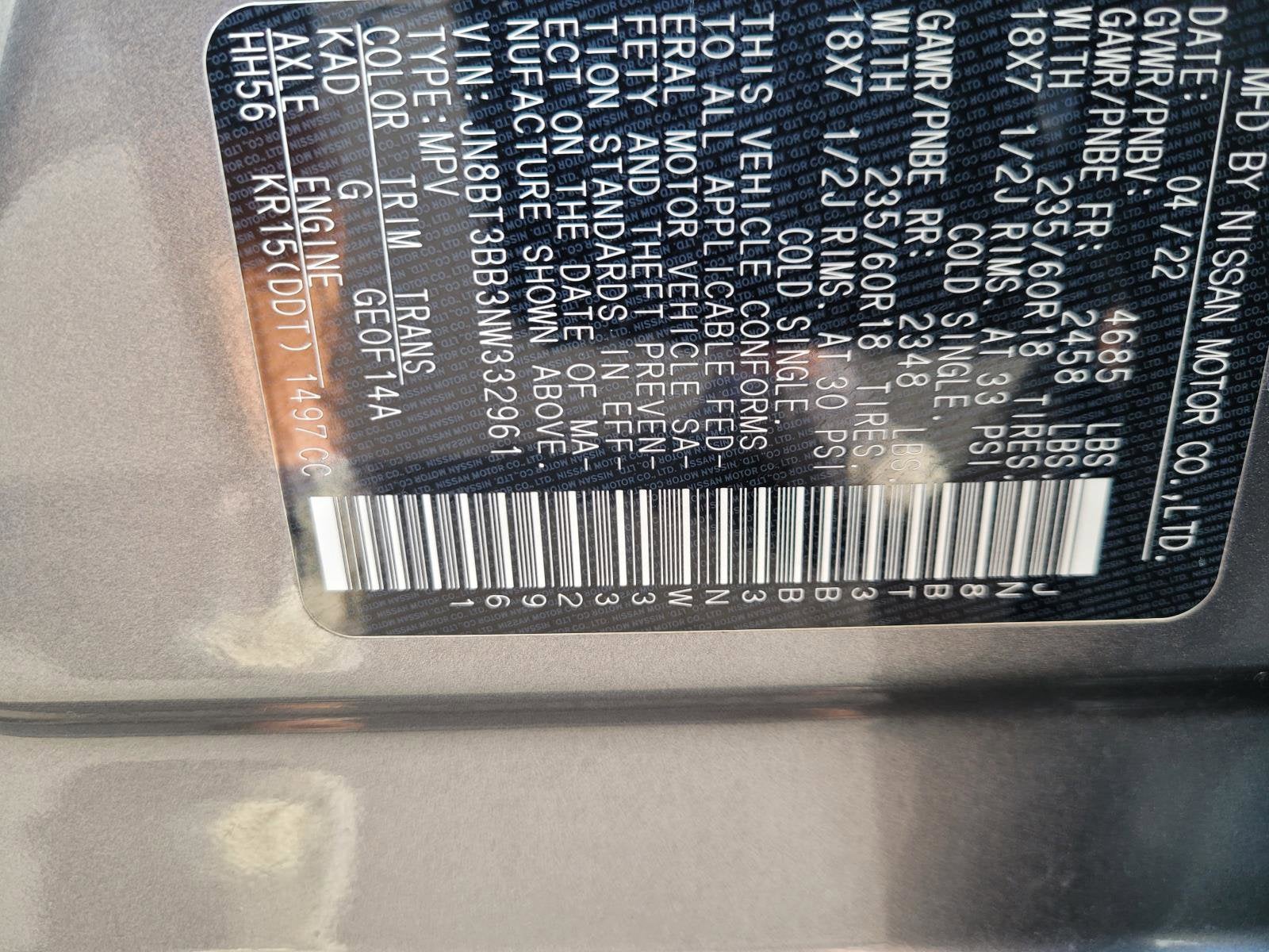 2022 Nissan Rogue SV