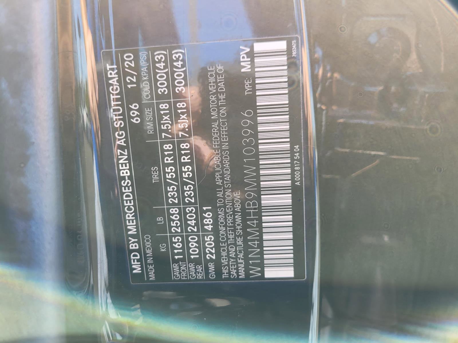 2021 Mercedes-Benz GLB GLB 250