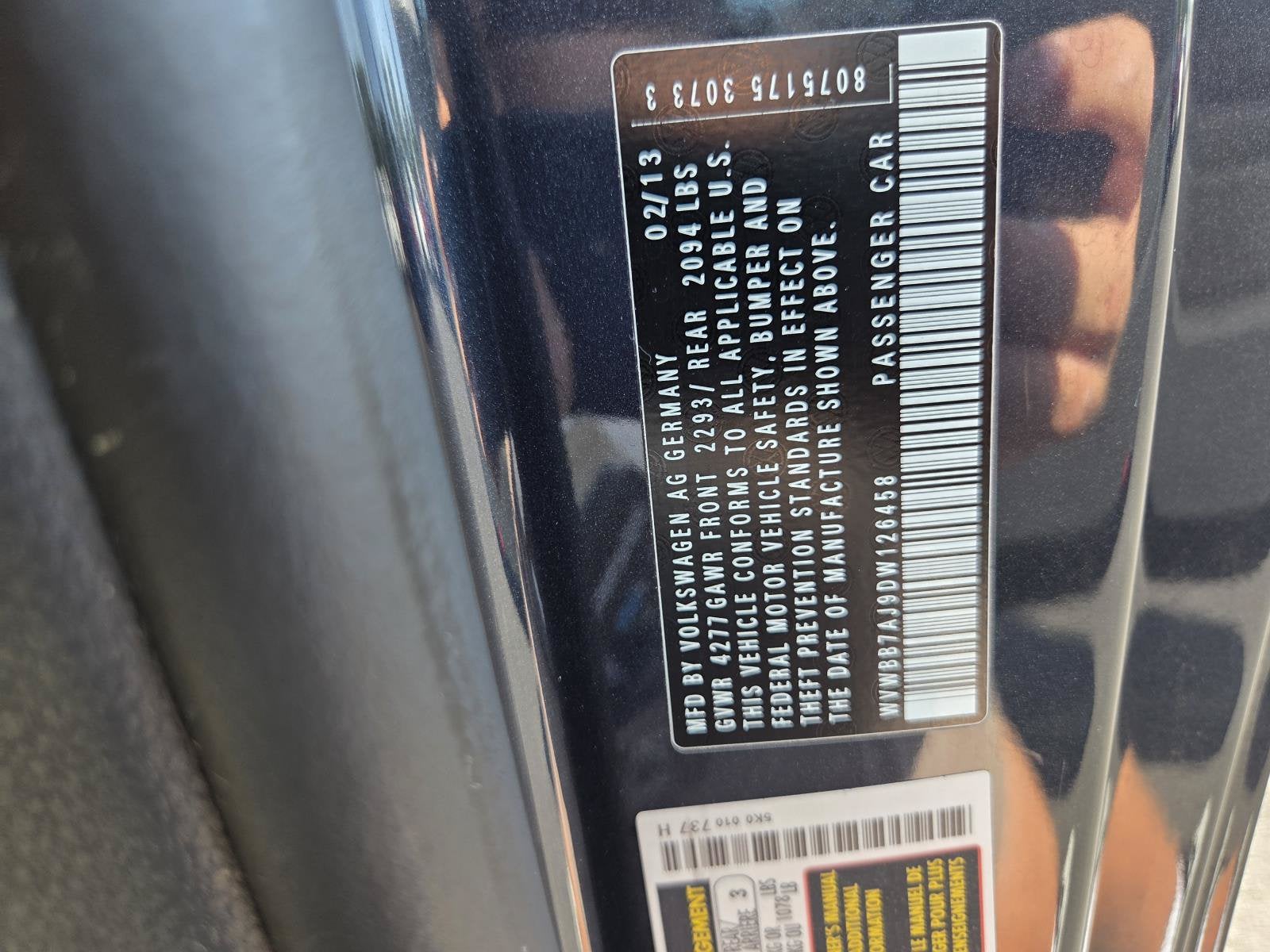 2013 Volkswagen Golf 2.5L